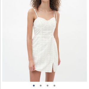 Cream mini dress